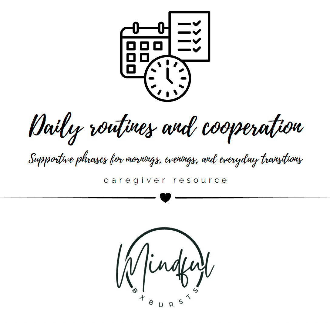 Daily Routines & Cooperation | Behavior Resource