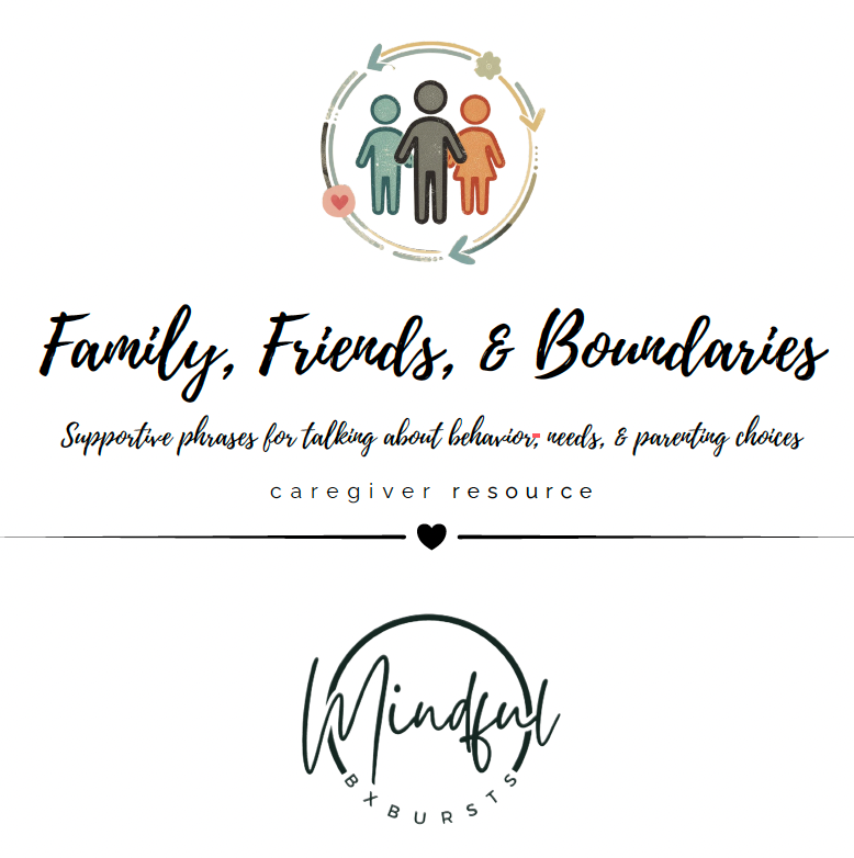 Family, Friends, & Boundaries | Behavior Resource